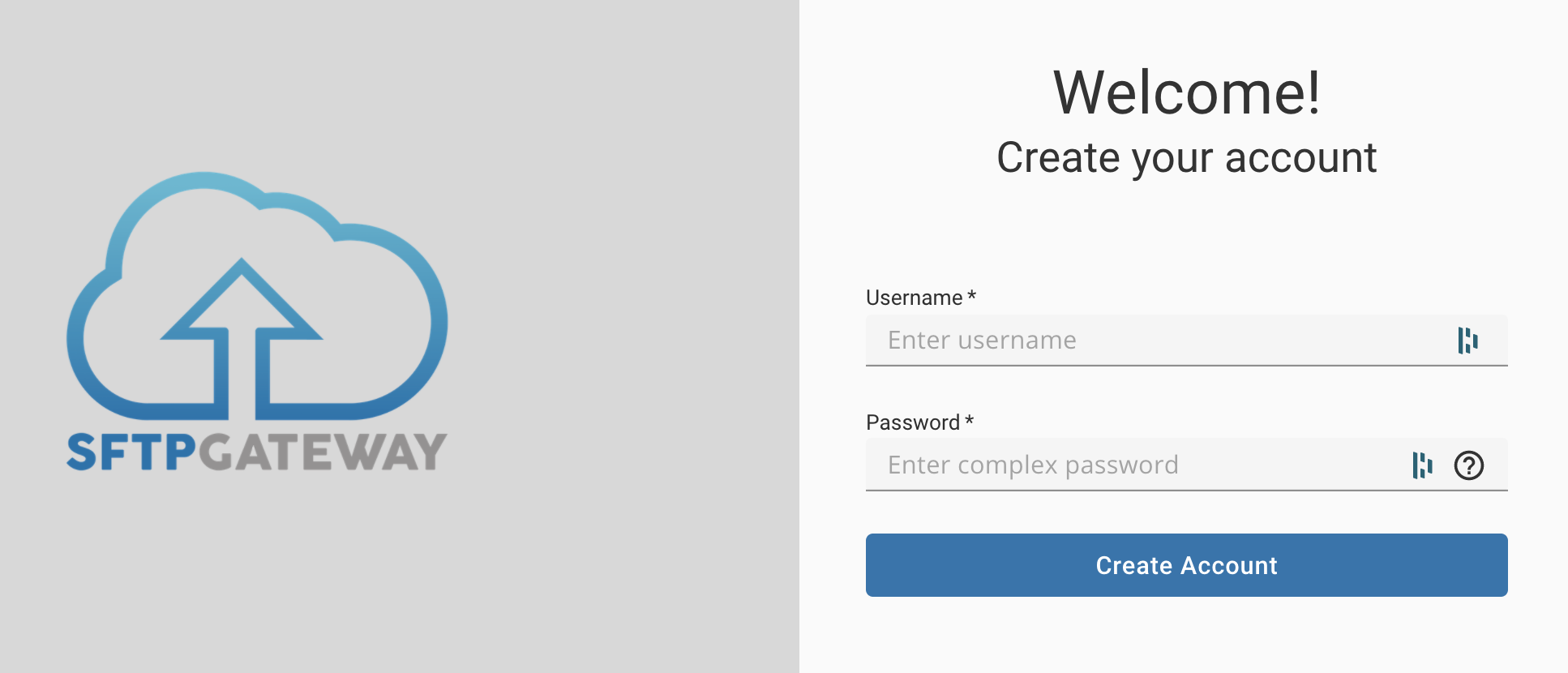 Create Account