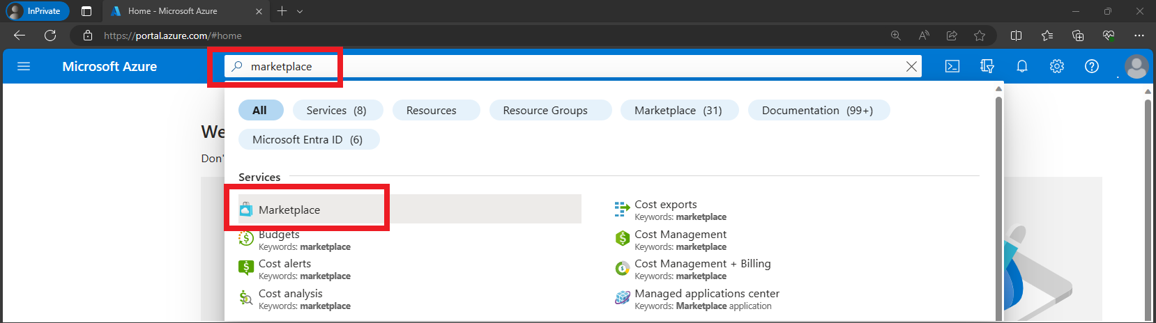 Access marketplace